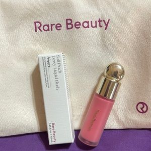 Rare beauty soft pinch dewy liquid blush. Color happy